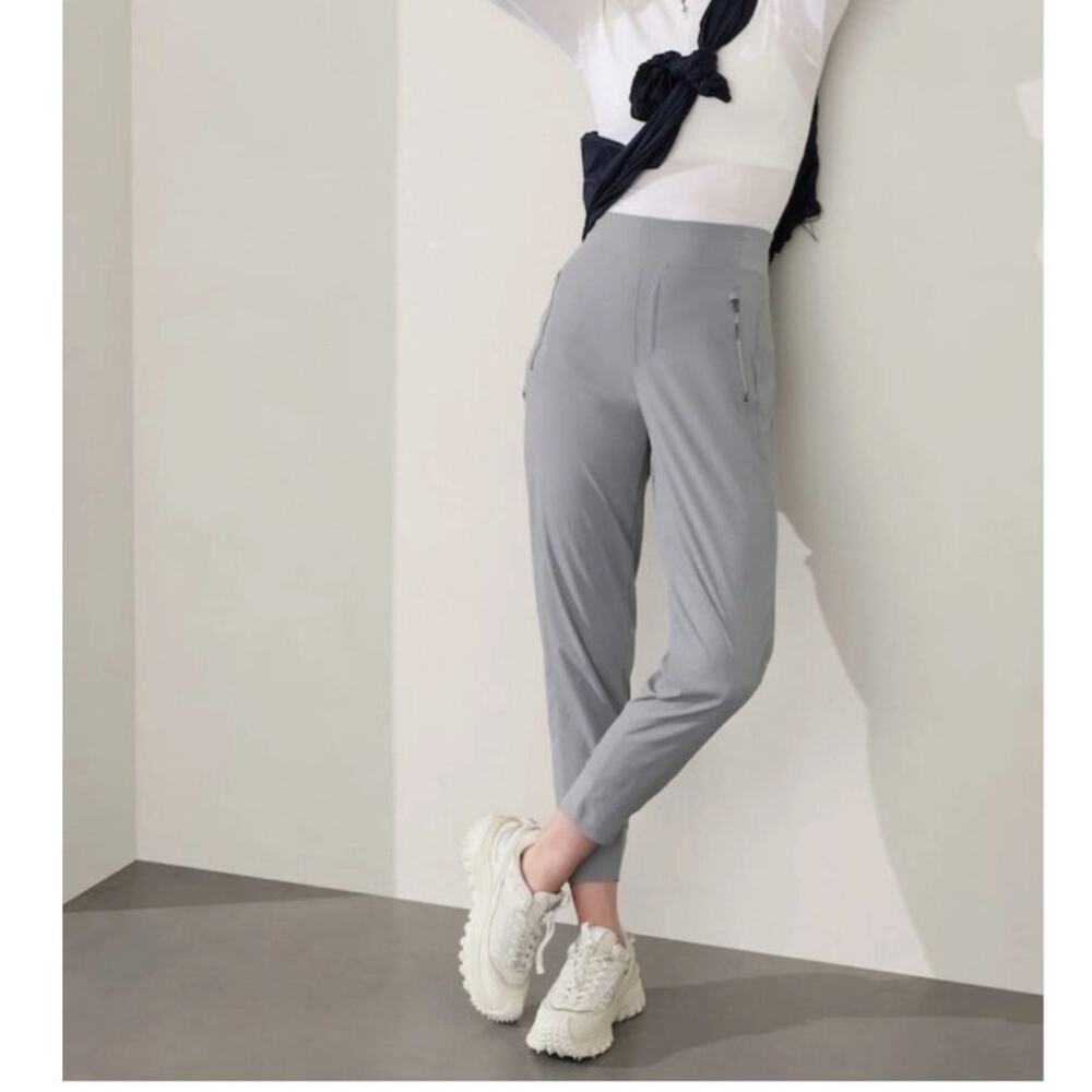 Athleta Trekkie North Storm Cloud Joggers Size 8 Tall